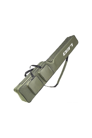 Jeehugo 130 Cm Poliester Balıkçılık Çantası - İki Ana Bölme, 4 Cep Ve Ayarlanabilir Askı - Profesyonel Ve Başlangıçcılar İçin