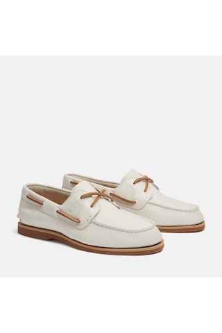 Timberland Classic Boat Boat Shoe Kadın Krem Tekne Ayakkabısı Tb0a2q9xetd1