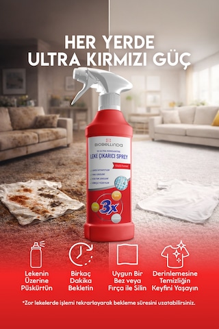 Leke Çıkarıcı Sprey Güçlü Formüllü Doğal Bileşenli Sprey 450 Ml