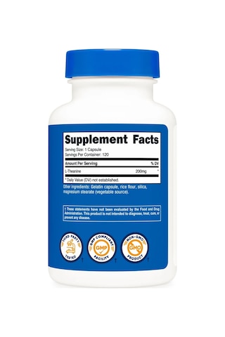 L-theanine 200 Mg 120 Capsules