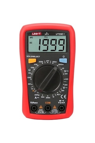 Unit Ut33d+ 600v 10a Dijital Multimetre Ölçü Aleti