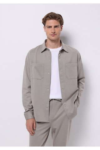 Colins Regular Fit Erkek Bej Shacket Cl1075640 Q1.v2 Dbg Bej