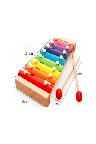 Ksilofon Ksilefon Ahşap Selefon 8 Nota 8 Ton 25 CM 8 Tuşlu Ksilofon Ksilefon Ahşap Selefon 8 Nota 8 Ton 25 CM 8 Tuşlu