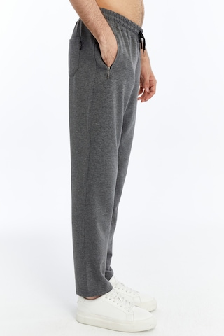 Axxel Erkek Gri Fermuar Cepli Düz Paça Eşofman Alt-p601 Gri