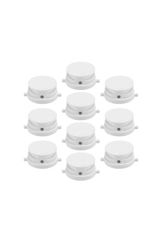 Konesam 10 Adet Süperior Nilon Sup Ve Cam Çelik Dalga Tahtası İçi Leash Plug, Paslanmaz Çelik Pinli Değiştirme Ucu - Beyaz