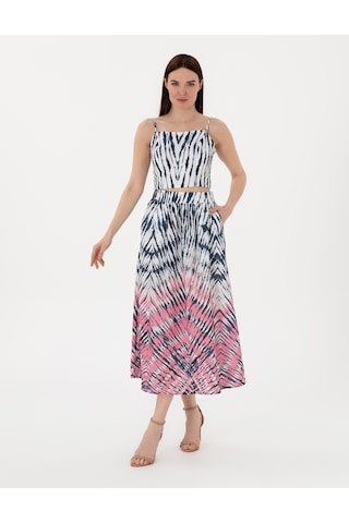 Pierre Cardin Kadın İndigo Etek Dokuma 50301212-vr028