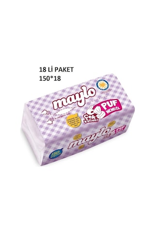 Maylo Puf Mendil 150 Yaprak X 18 Paket 2700 Yaprak