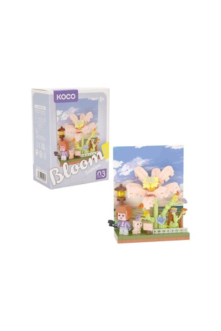 Bloom Boutique Stamen Scene Serisi Mini Bahçe Yapı Blokları Seti