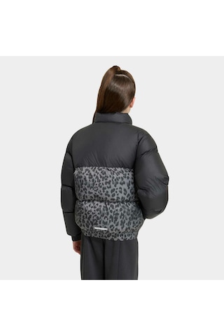 Adidas Synthetic Down Allover Print Çocuk Siyah Mont Kh0202