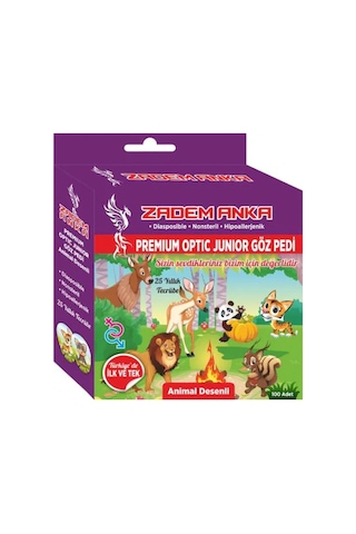 Zadem Anka Çocuk Göz Kapama Bandı Pedi 100'lü