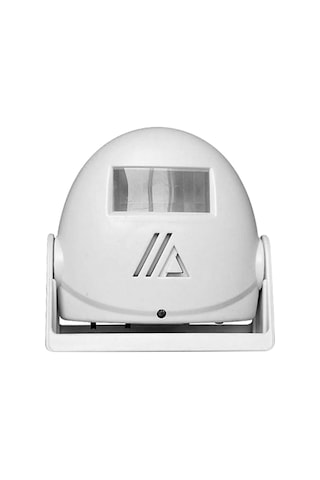 Geeksen Kablosuz Kapı Zili - Hareket Sensörlü, 3 Modlu, 8 Metre Algılama, 80db Sesli Beyaz