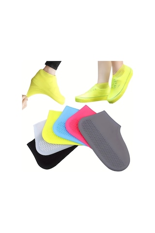 Willowhaven Yellow 3pcs Su Geçirmez Outdoor Bot Koruyucu - 34-45 Tek Beden Dayanıklı Kaydırmaz Altın