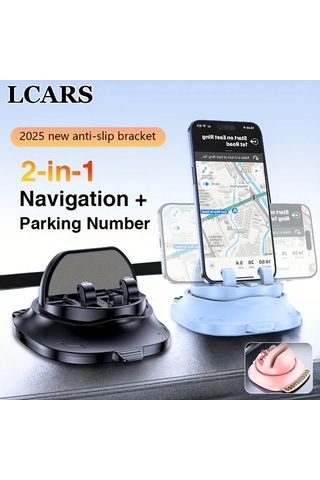 Boatshop1 Pembe Lcars Araba Telefon Tutucu Ayarlanabilir Kaymaz Gösterge Paneli Evrensel Navigasyon Abs Malzeme Araba İç Aksesuarları