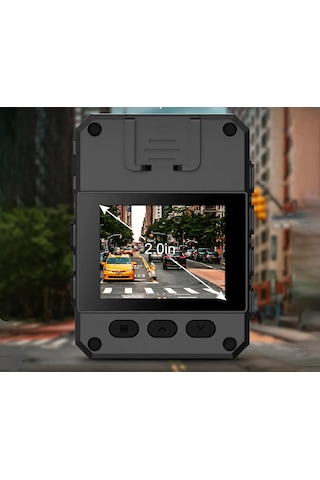 Secumore Su Geçirmez Ekranlı Yaka-polis-aksiyon Kamerası