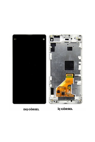 Teknonet Sony Xperia Z1 Mini Uyumlu Lcd+dokunmatik+çıtalı - Siyah