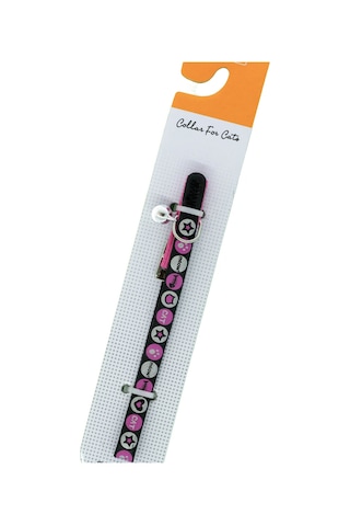 Luxury Paws Kedi Boyun Tasması Reflektif Pembe 10mm-32CM