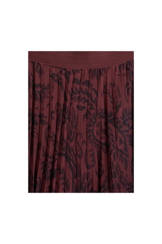 Lc Waikiki Alıta Cıty Farkıyla Lcwaıkıkı Classic Bordo Şifon Desenli Uzun Kadın Etek Bordo - 931508937 Bordo
