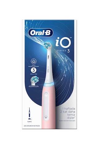 Oral-B İO Series 3 Şarjlı Diş Fırçası Pembe
