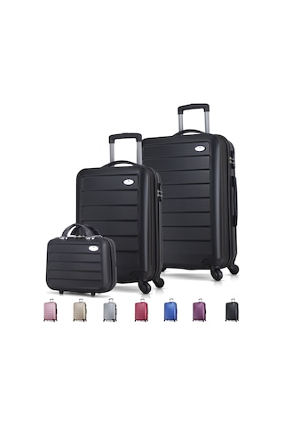 My Valice Ruby Abs 3'Lü Valiz Seti (Makyaj + Kabin + Orta Boy)