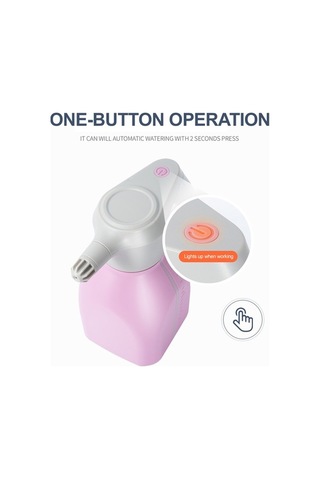 Bosphorusboutique02 Yeşil 1.5l Elektrikli Bahçe Spreyi - Şarj Edilebilir 2 Modlu Toz/su Sütunu El Sprayeri Yeşil