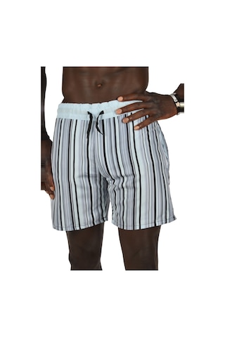 Deepsea Erkek Buz Mavisi File Astarlı Deniz Şortu 2403011