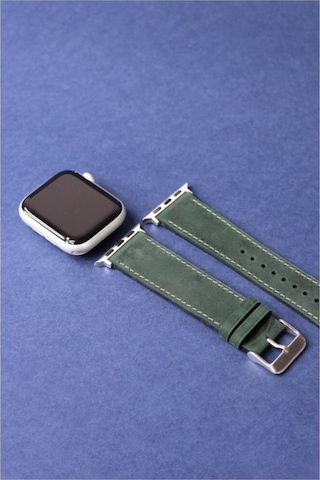 Apple Uyumlu Watch Kordon Deri Crazy Nefti 38-40-41 Mm