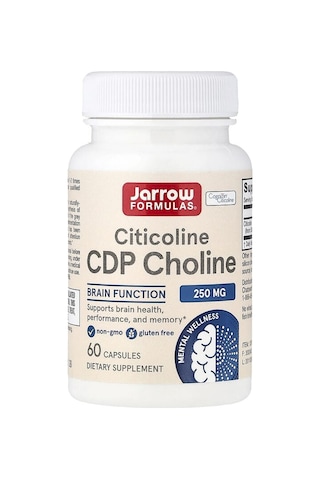 Takviye Jarrow Formulas, Citicoline Cdp Choline, 250 Mg, 60 Capsules