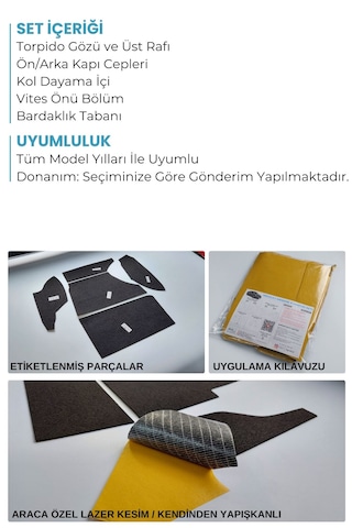 Citroen C4 Konfor Seti - You / Max Donanım Uyumlu