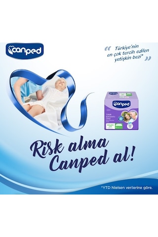 Canped Yatak Koruyucu Örtü 60x90 Cm 60 Adet Standart