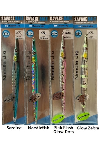 Savage Gear 3D Needle Jig 60 G 17 CM İğnesiz Suni Yem