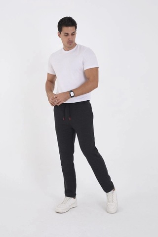Zenna Tarz Unisex Üç İplik Basic Eşofman Pantolon - Antrasit