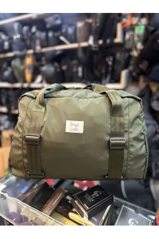 Bagslab Haki Su Geçirmez Kumaş Seyahat Spor Çantası-1009 Haki