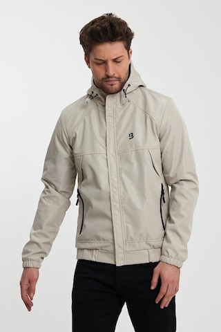 Stilkombin Bl 1596-60276 Kapüşonlu Göğüs Detay Bel Lastikli Mevsimlik Ceket