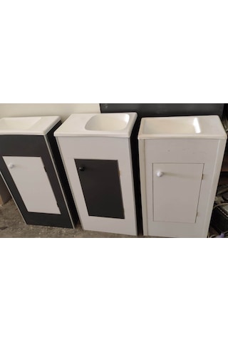 Karavanlara Özel İDATES - Eyveli Banyo Dolabı ( Evye+Dolap)