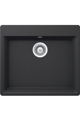 Ukinox Valente N-100 Granit S-305g Sifonlu Evye Siyah