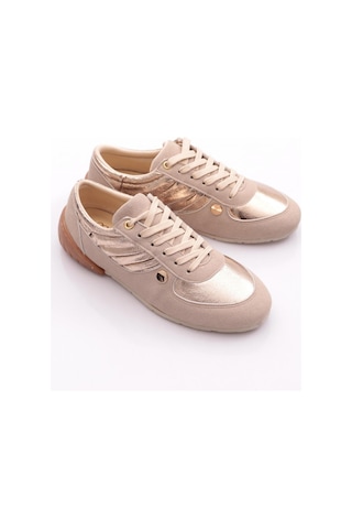 Dgn B0012 Kadin Spor Ayakkabi Bej