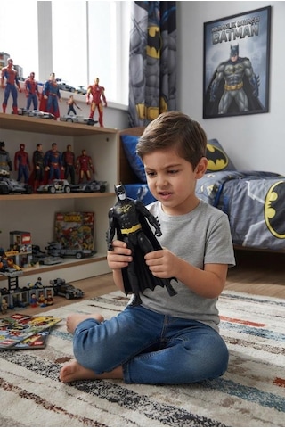TıfılToys Karanlık Savaşçı Batman Detaylı Işıklı Özellikli 16 Cm Koleksiyon Figürü Oyuncak