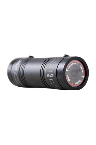 Prestigegoods Full Hd Kask Kamerası, Spor Bisiklet, Tf Kart Destek, 120 Geniş Açılı Lens Siyah