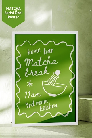 Mim And More X Luminara Studio Home Bar Matcha Break 11am 3rd Room Kitchen Poster
