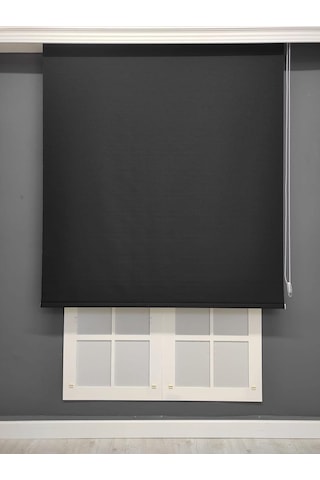 Siyah Mat Polyester Stor 240x150 Genel