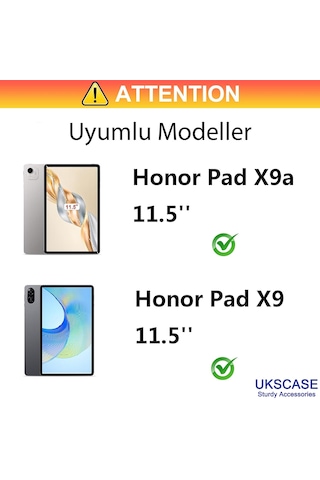 Honor Pad X9a/ Honor Pad X9 11.5 İnç Uyumlu Temperli Cam Ekran Koruyucu 2 Adet