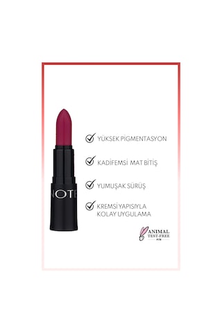 Note Cosmetique Mattemoist Lipstick Mat Bitişli Ruj 305 Show - Pembe