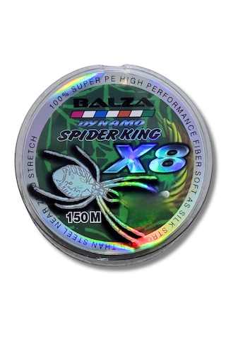 Balza X8 Speder Kıng 150m İp Misina 0.15mm Yeşil