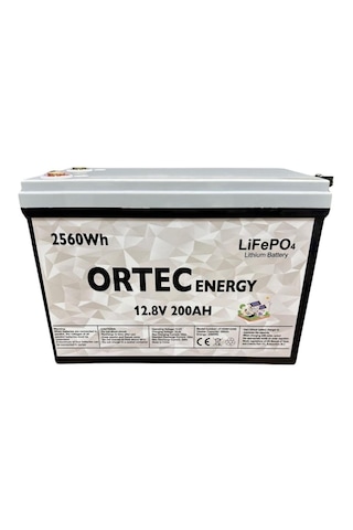 Tekne İçin 12.8v 200 Amper Lifepo4 Akü Uzun Ömürlü