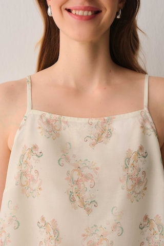 Suwen Rustic Atlet Şort Pijama Takımı Sh265286671185 Bej