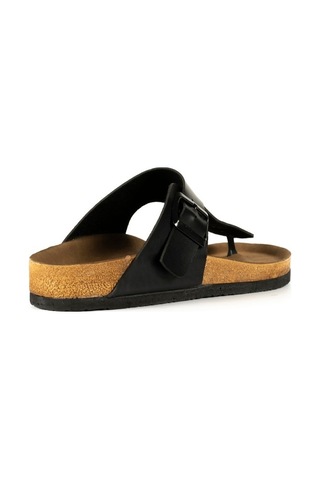 Slazenger LUKE Erkek Parmak Arası Plaj Siyah Terlik