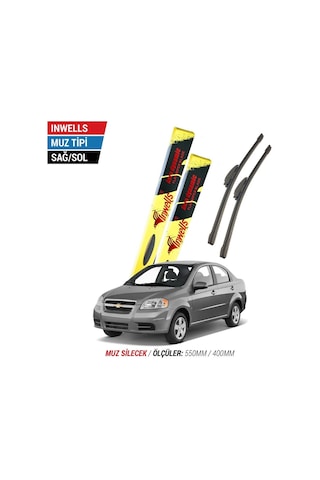 Chevrolet Aveo Sedan İnwells Muz Silecek Takımı 2006-2011