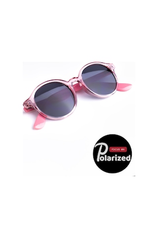 Focus On KS006-C14-P-FÜME Pembe Polarize Çocuk Güneş Gözlüğü