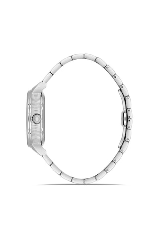 Hislon Men's Solid Sd121s-11ss Erkek Kol Saati Beyaz