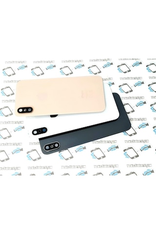 Apple Uyumlu iPhone Xs Arka Pil Kapak Kamera Lensli ( Yazılı Cam) (141842769)
